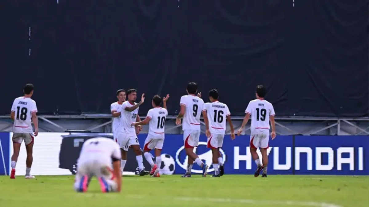 Selebrasi pemain Timnas Indonesia usai kalahkan Timor Leste. (dok. istimewa)