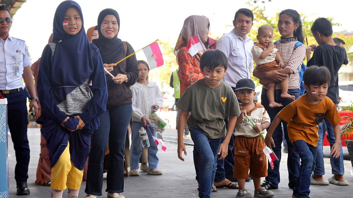 Semarak HUT RI ke-81 di Stasiun KAI Divre II Sumbar. (dok. istimewa)