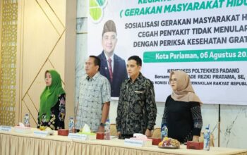 Sosialisasi Germas Kota Pariaman. (dok. istimewa)
