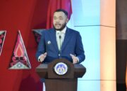 Wako Fadly Amran berbicara di seminar pendidikan global di UNP. (dok. istimewa)