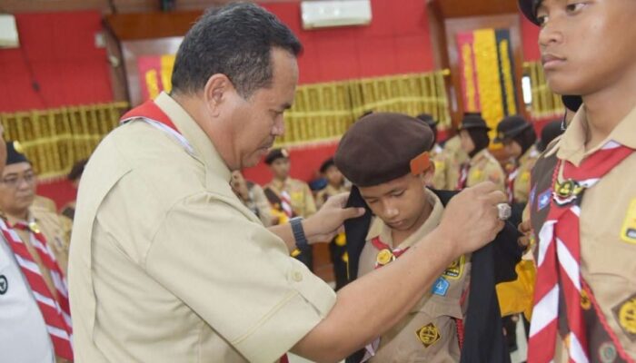 Yota Balad Lepas Kontingen Pramuka Kota Pariaman ikuti Jamnas XII di Buperta Cibubur