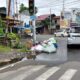Tumpukan Sampah Menggunung di Bundaran Simpang Empat Pasbar, Warga Minta DLH Bertindak