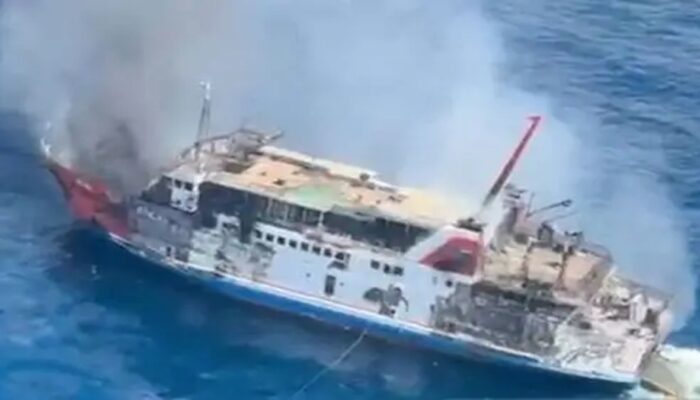 KMP Putri Yasmin Terbakar di Selat Lombok, 172 Orang Selamat dan 1 Meninggal