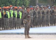 Apel Gabungan Satpol PP Padang Dirangkai Serah Terima Jabatan, Empat Pejabat Baru Diperkenalkan
