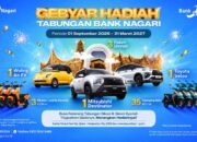 Gebyar Hadiah Tabungan Bank Nagari kembali Digelar, Ada Mobil hingga Paket Umrah