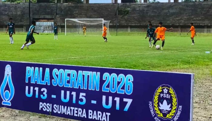 Piala Soeratin Sumbar 2026 Masuk Fase Gugur, 24 Tim Berebut Gelar Juara