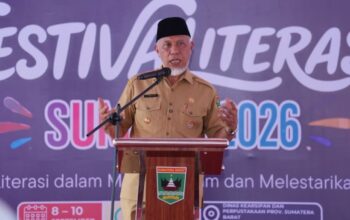 Gubernur Buka Festival Literasi Sumbar 2026, Dorong Literasi Jadi Gerakan Menjaga Alam dan Budaya