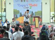 Gubernur Mahyeldi hadir di Nagari Mabit Camp. (dok. istimewa)