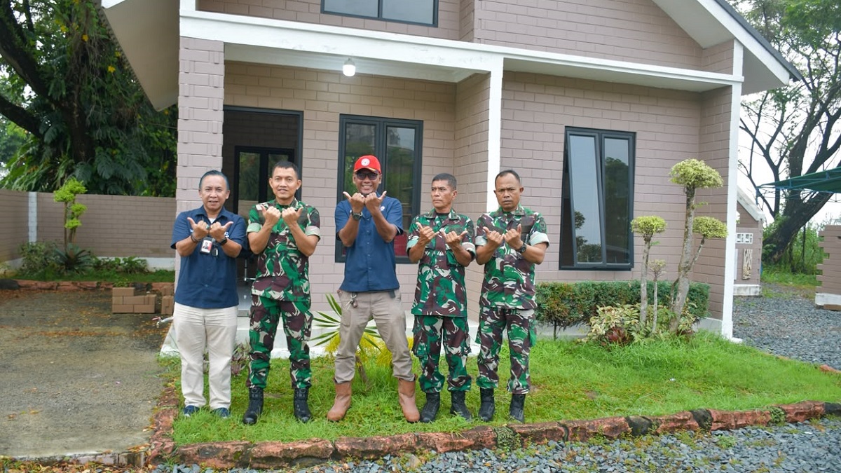 Kolaborasi Kodim 0312 Padang dengan Semen Padang melalui Sepablock. (dok. istimewa)