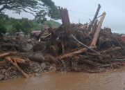 Kondisi terkini galodo di Kompleks Pemerintahan Kabupaten Solok. (dok. istimewa)