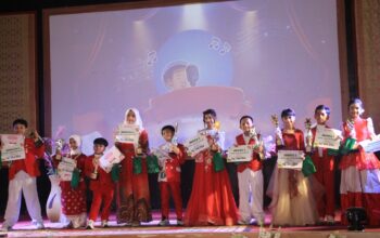 Pemenang lomba lagu anak Nasional di RRI Padang. (dok. istimewa)
