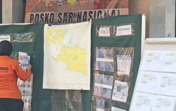 Posko SAR Nasional terkait pencarian jurnalis hilang. (dok. Antara)