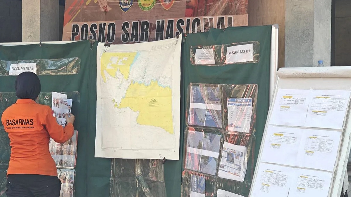 Posko SAR Nasional terkait pencarian jurnalis hilang. (dok. Antara)