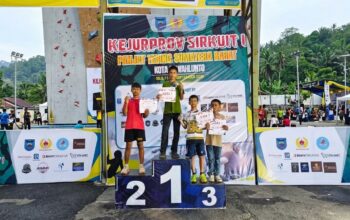 Rimba Langit Pecahkan Dominasi Sawahlunto di Kejurprov Panjat Tebing Sumbar 2026