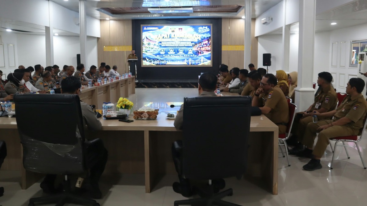 Rakor pengawasan hiburan malam di Padang. (dok. istimewa)