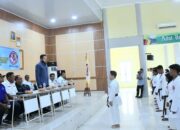 Ujian kenaikan pangkat Lemkari yang dihadiri Wako Fadly Amran. (dok. istimewa)