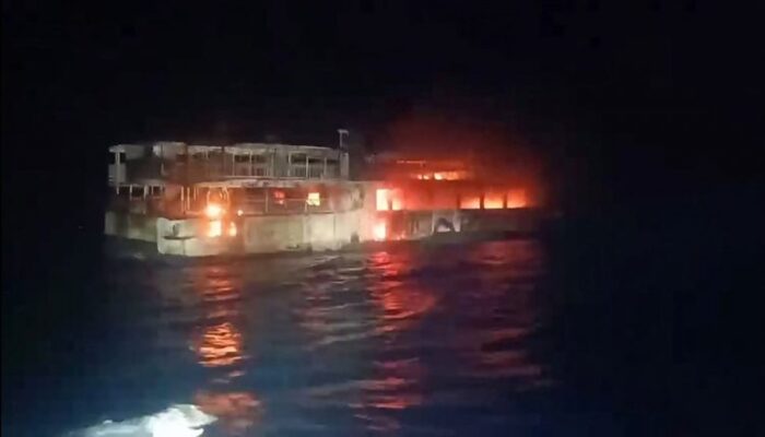 Tragedi Feri Terbakar di Palawan Filipina, 5 Tewas dan Puluhan Orang Hilang