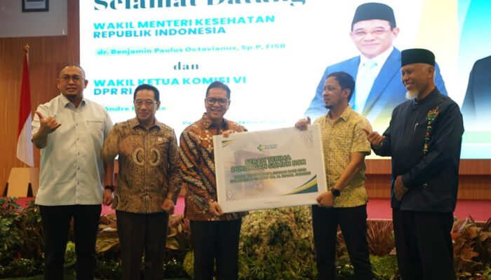 Andre Rosiade Hadirkan Solusi Air Bersih RS M Djamil Padang, Sumur Bor 124 Meter Resmi Diserahterimakan
