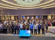 Foto bersama pimpinan Bank Nagari bersama Sekda Sumbar usai high level meeting ETPD capacity building. (dok. istimewa)