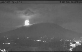 Gunung Marapi Erupsi, Hujan Abu Guyur Bukittinggi dan Agam