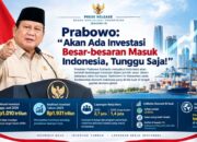 Presiden Prabowo: Akan Ada Investasi Besar-besaran Masuk Indonesia, Tunggu Saja!
