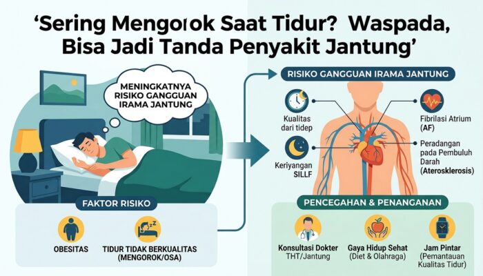 Sering Mengorok Saat Tidur? Waspada, Bisa Jadi Tanda Penyakit Jantung