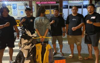Pelaku pencurian onderdil motor di bengkel diciduk Tim Klewang. (dok. istimewa)