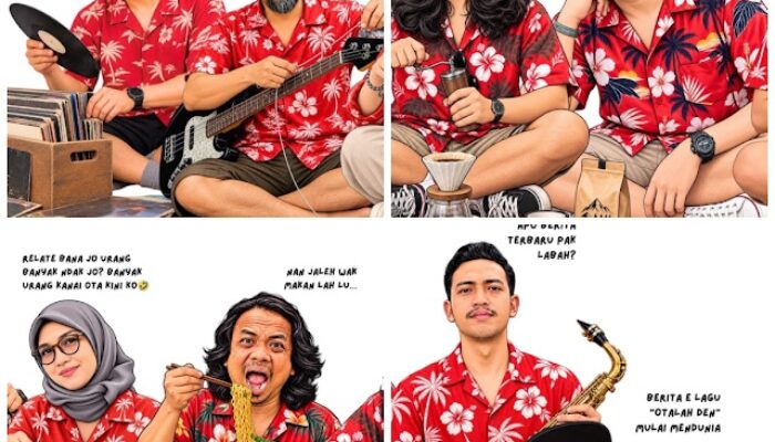 Dibalut Ska Ceria, Ajo Buset dan Hey You Soul Rilis Lagu Komedi Minang “Otalah Den”