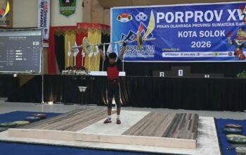 Angkat Besi Porprov XVI Sumbar Mulai Dipertandingkan, 93 Atlet Berebut Medali di Kota Solok