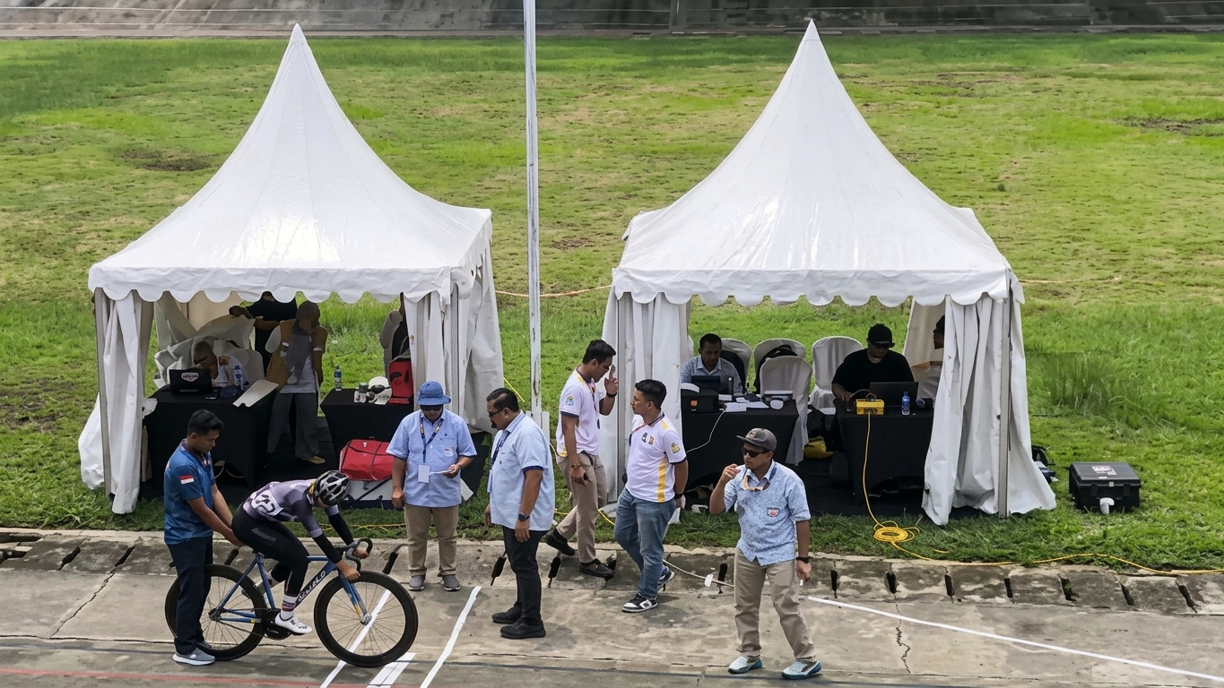 Balap sepeda Porprov XVI Sumbar. (dok. istimewa)