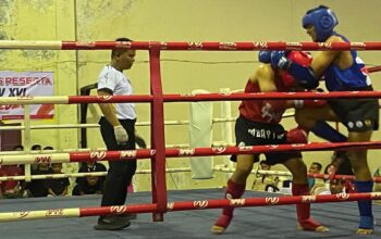 Muaythai Padang Tancap Gas di Porprov XVI Sumbar, 7 Atlet ke Semifinal dan 2 Final