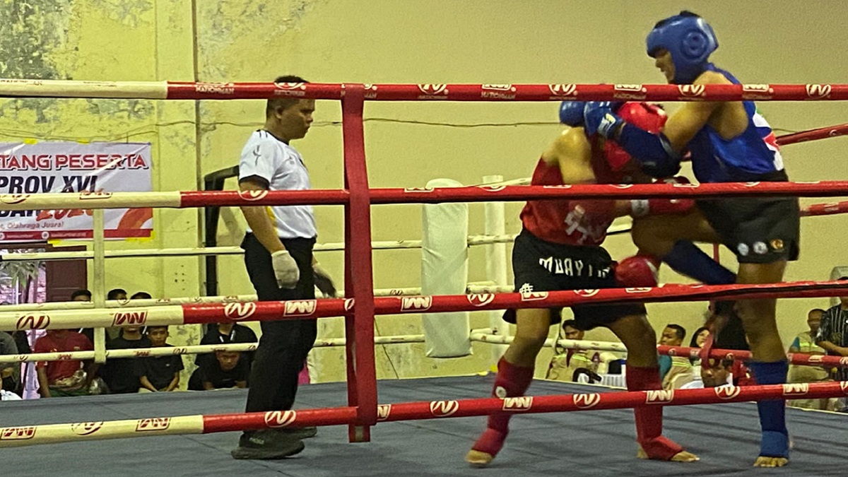 Cabor Muaythai Porprov XVI Sumbar. (dok. istimewa)