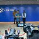 Direktur Direktur Strategi dan Kebijakan Infrastruktur Digital, Denny Setiawan bersama Sekretaris Ditjen Infrastruktur Digital, Ervan Fathurokhman Adiwidjaja, Plt. Kabiro Humas Komdigi, Farida Maharani Dewi saat memberikan keterangan kepada wartawan terkait Updating Implementasi Putusan MK Terkait Larangan Kouta Hangus di Press Room Kantor Kementerian Komdigi, Jakarta Pusat, Sabtu (3/10/2026). (Foto : Ahmad Tri Hawaari/Komdigi)