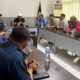 Koordinasi keberangkatan atlet dari terminal kapal Bungus. (dok. istimewa)