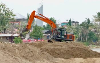 Normalisasi sungai di kawasan Siteba. (dok. istimewa)