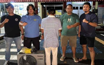 Terekam CCTV, Pencuri Outdoor AC di Padang Dibekuk Tim Klewang