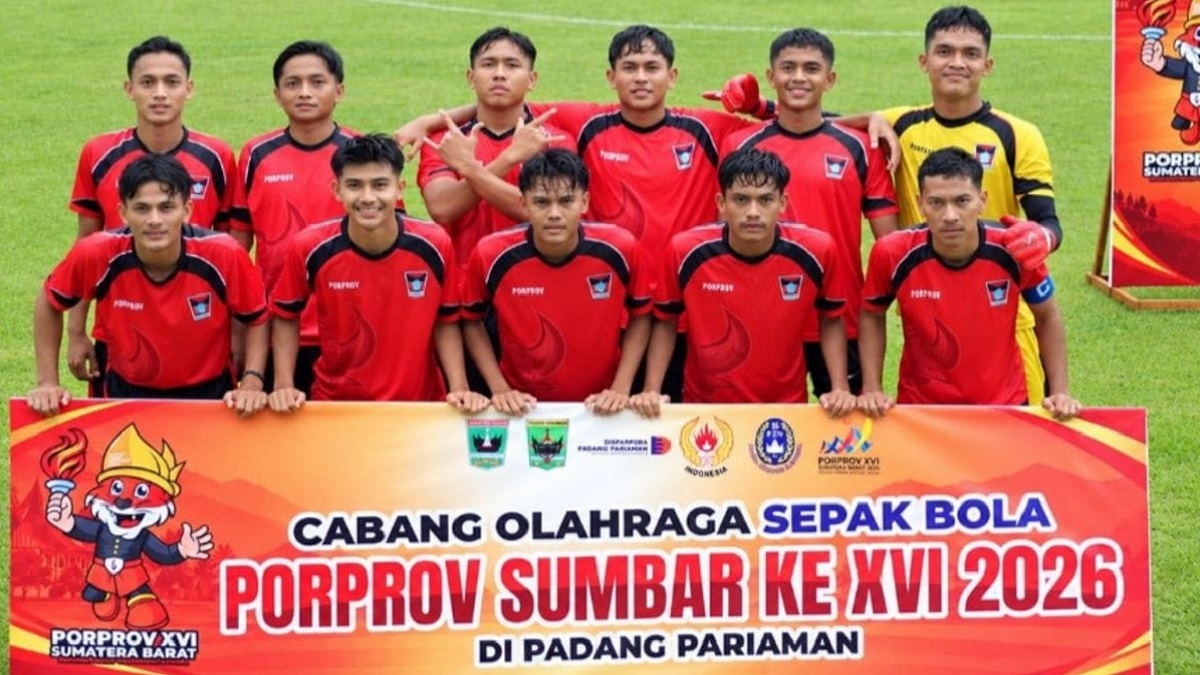 Porprov XVI Sumbar cabor sepakbola. (dok. istimewa)