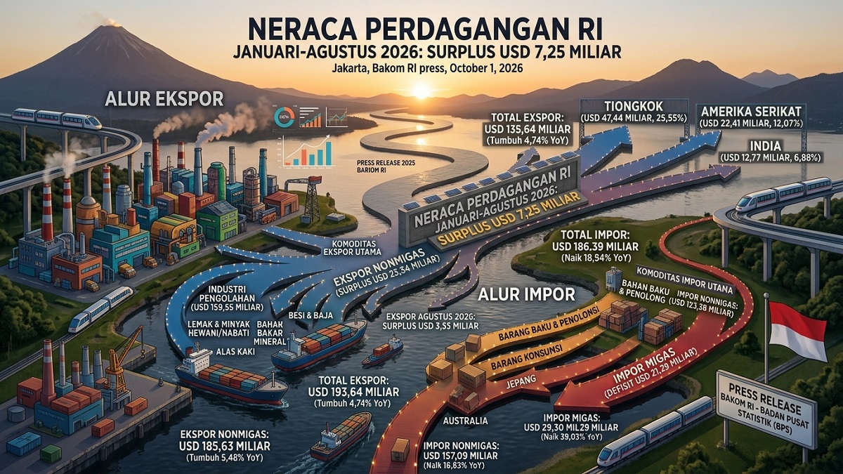 ilustrasi neraca perdagangan RI. (dok. istimewa)